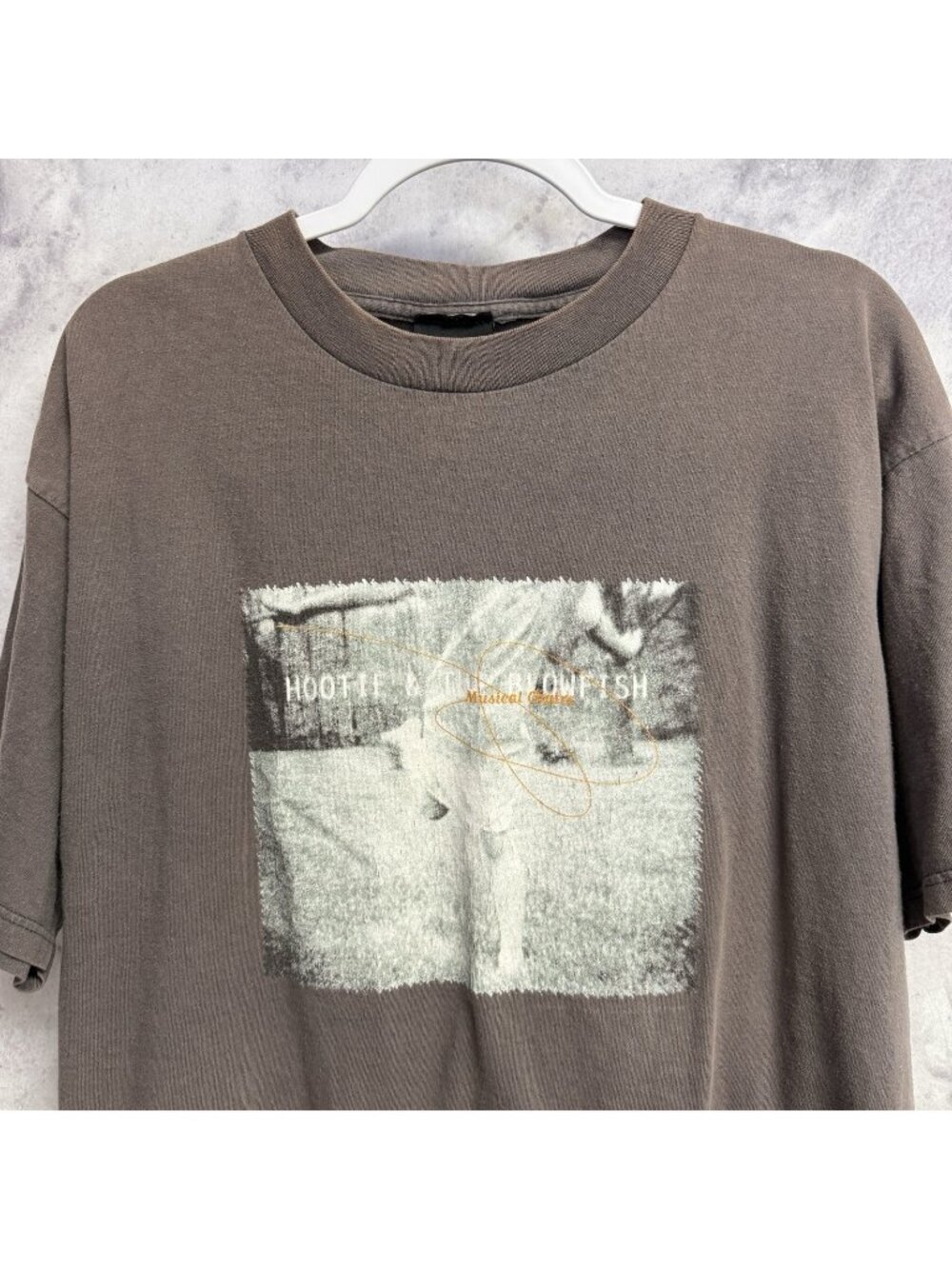 Vintage Hootie & The Blowfish 1999 Tour T Shirt Mens XL Gray 90s Band Tee